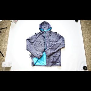 Kidrobot Men’s Waxed Blue Jacket sz. M